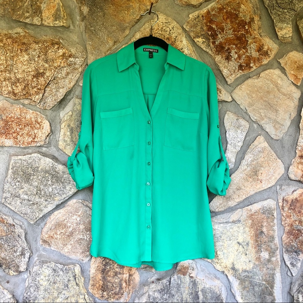 Express Portofino Blouse - Green